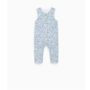 ZARA-Baby Girl Floral Jumpsuit 9-12